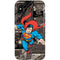 DC Comics Superman Vintage Action pose pattern iPhone XS Pro Case