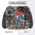 DC Comics Superman Vintage Action pose pattern Nintendo Switch Bundle Skin