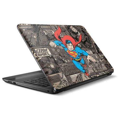 DC Comics Superman Vintage Action pose pattern HP Notebook Skin