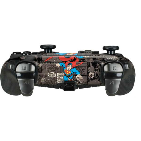 DC Comics Superman Vintage Action pose pattern PlayStation Scuf Vantage 2 Controller Skin