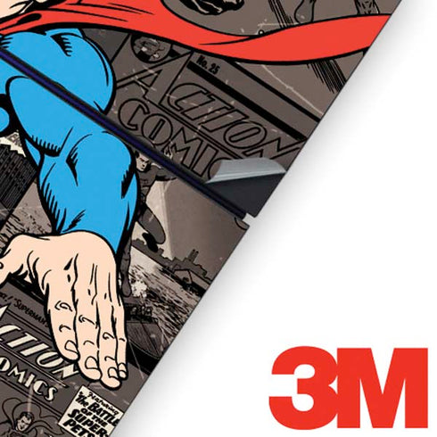 DC Comics Superman Vintage Action pose pattern PS4 Console and Controller Bundle Skin