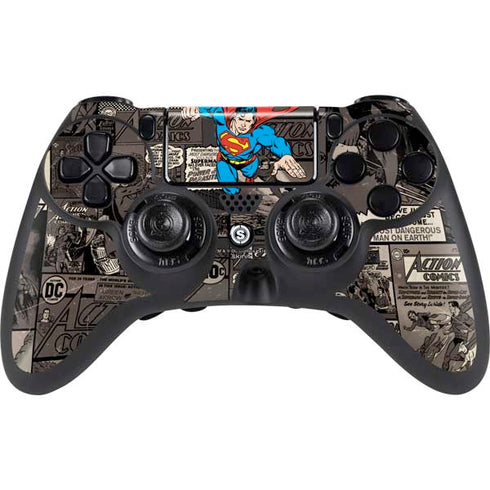 DC Comics Superman Vintage Action pose pattern PS4/PC SCUF Impact Controller Skin