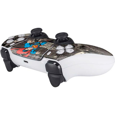 DC Comics Superman Vintage Action pose pattern PS5 Controller Skin