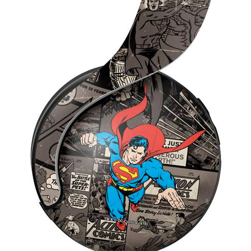 DC Comics Superman Vintage Action pose pattern PULSE 3D Wireless Headset for PS5 Skin