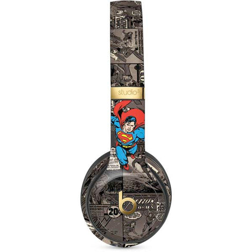 DC Comics Superman Vintage Action pose pattern Studio Wireless 3 Skin