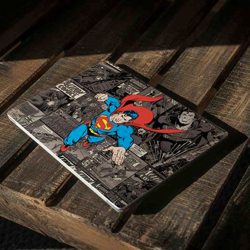 DC Comics Superman Vintage Action pose pattern Surface Laptop 3 13.5in Skin