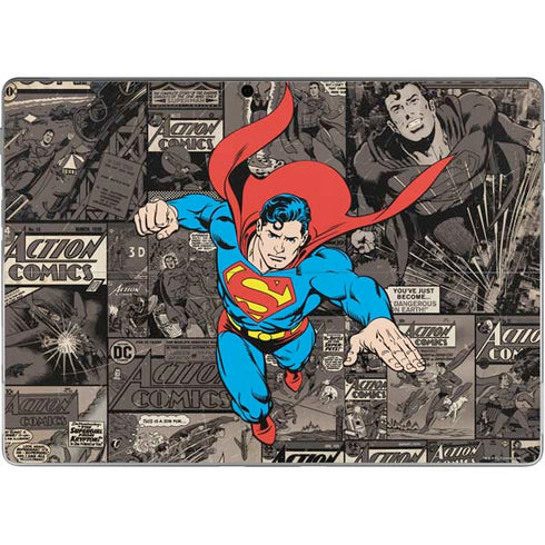 DC Comics Superman Vintage Action pose pattern Surface Pro 8 Skin