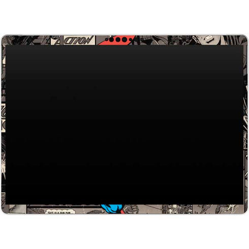 DC Comics Superman Vintage Action pose pattern Surface Pro 9 Skin