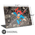 DC Comics Superman Vintage Action pose pattern Universal Laptop 14in (11.4 x 8.2in) Skin