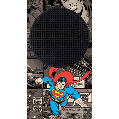DC Comics Superman Vintage Action pose pattern Xbox Series S Skins