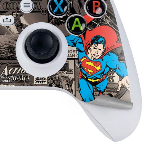 DC Comics Superman Vintage Action pose pattern Xbox Series S Skins
