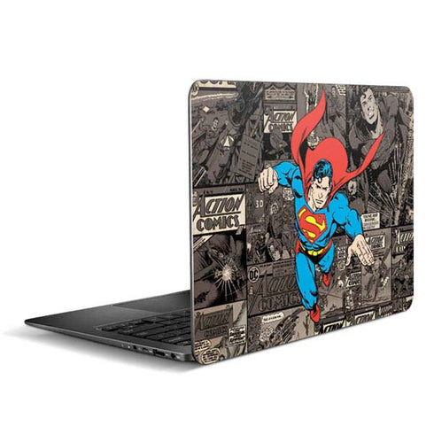 DC Comics Superman Vintage Action pose pattern Zenbook UX305FA 13.3in Skin