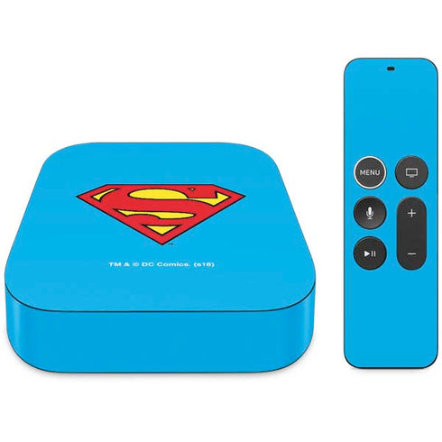 DC Comics Superman Official Logo Apple TV Skin