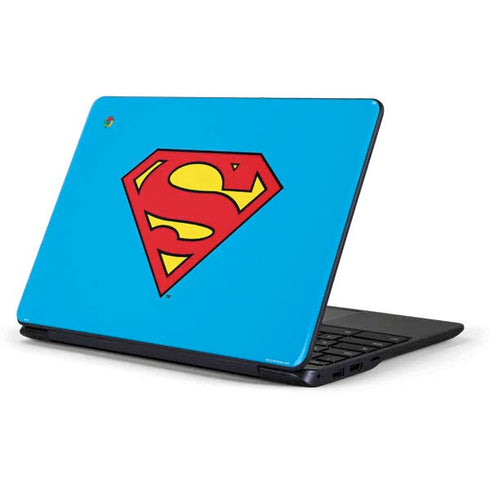 DC Comics Superman Official Logo Samsung Chromebook Skin