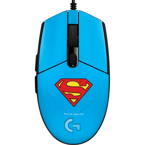 DC Comics Superman Official Logo G203 Prodigy RGB Wired Gaming Mouse Skin