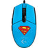 DC Comics Superman Official Logo G203 Prodigy RGB Wired Gaming Mouse Skin
