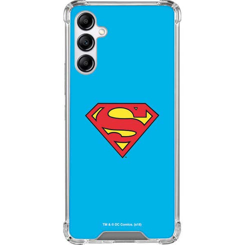 DC Comics Superman Official Logo Galaxy A14 5G Clear Case