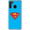 DC Comics Superman Official Logo Galaxy A21 Clear Case