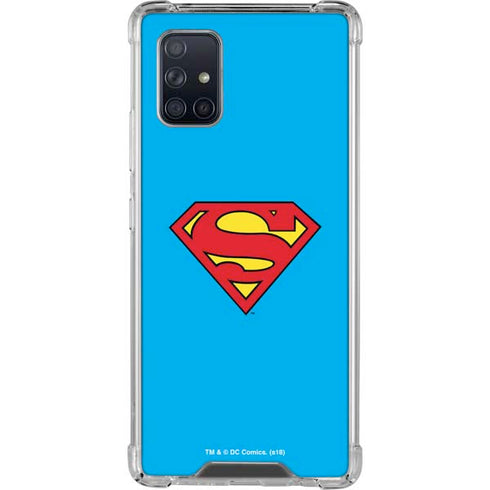 DC Comics Superman Official Logo Galaxy A71 5G Clear Case