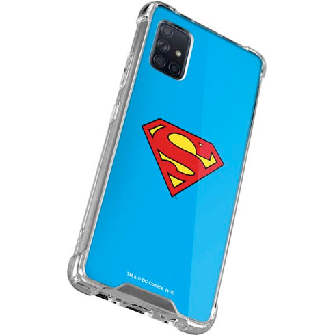 DC Comics Superman Official Logo Galaxy A71 5G Clear Case