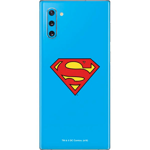 DC Comics Superman Official Logo Galaxy Note 10 Skin