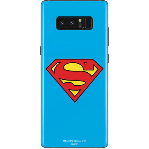 DC Comics Superman Official Logo Galaxy Note 8 Skin