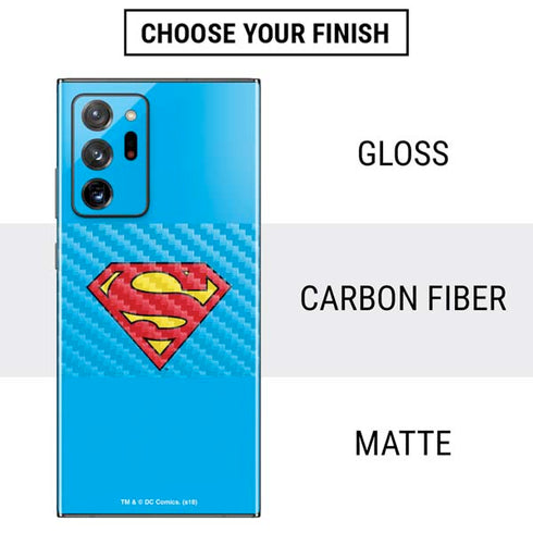 DC Comics Superman Official Logo Galaxy Note20 Ultra 5G Skin