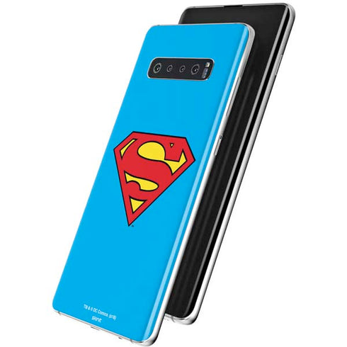 DC Comics Superman Official Logo Galaxy S10 Skin