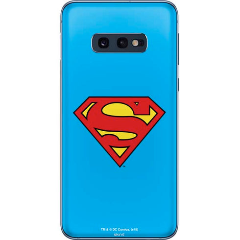 DC Comics Superman Official Logo Galaxy S10e Skin