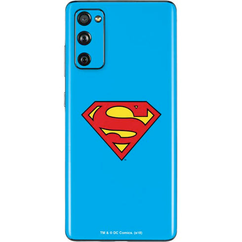 DC Comics Superman Official Logo Galaxy S20 Fan Edition Skin