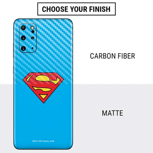 DC Comics Superman Official Logo Galaxy S20 Plus Skin