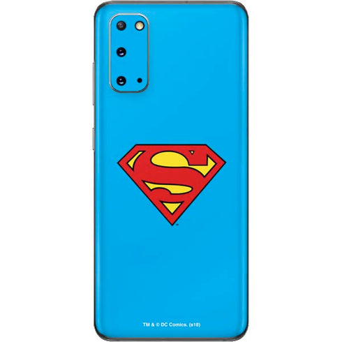 DC Comics Superman Official Logo Galaxy S20 Skin