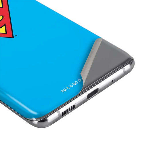 DC Comics Superman Official Logo Galaxy S20 Skin
