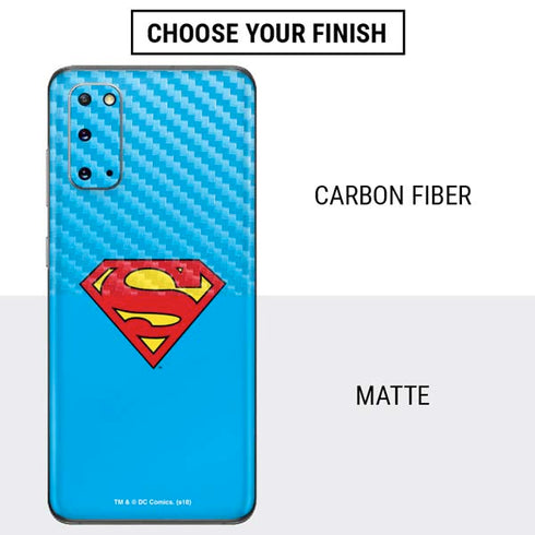 DC Comics Superman Official Logo Galaxy S20 Skin
