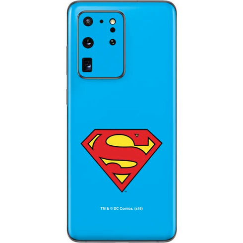 DC Comics Superman Official Logo Galaxy S20 Ultra 5G Skin