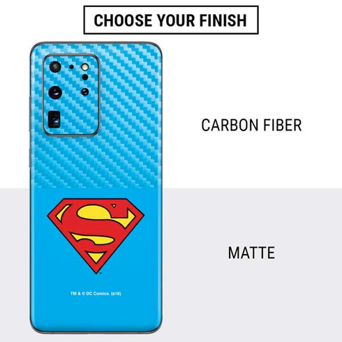 DC Comics Superman Official Logo Galaxy S20 Ultra 5G Skin