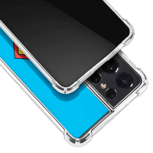 DC Comics Superman Official Logo Galaxy S21 Ultra 5G Clear Case