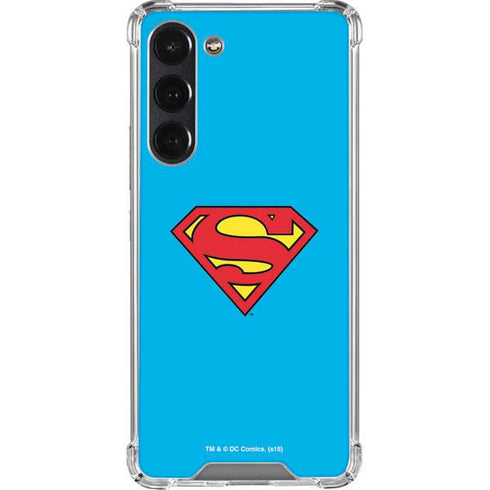 DC Comics Superman Official Logo Galaxy S23 Plus Clear Case