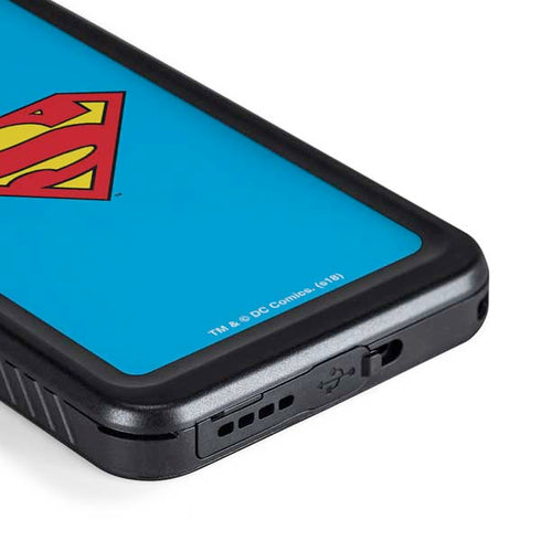 DC Comics Superman Official Logo Galaxy S23 Plus Waterproof Case