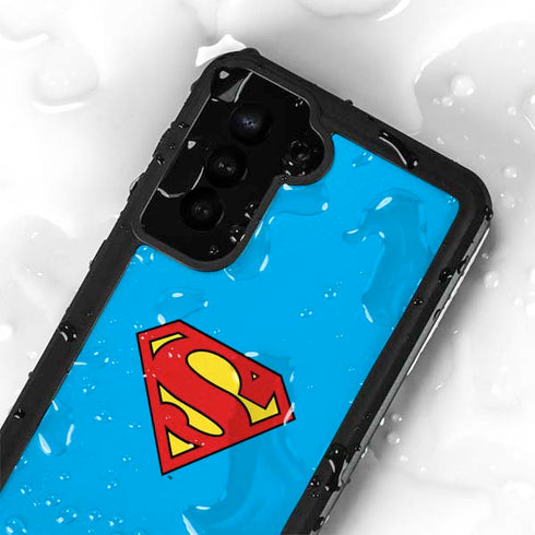 DC Comics Superman Official Logo Galaxy S23 Plus Waterproof Case