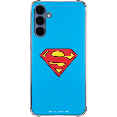 DC Comics Superman Official Logo Galaxy S24 Clear Case