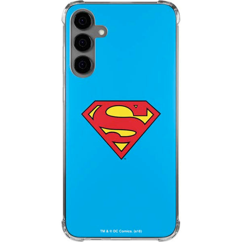 DC Comics Superman Official Logo Galaxy S24 Plus Clear Case