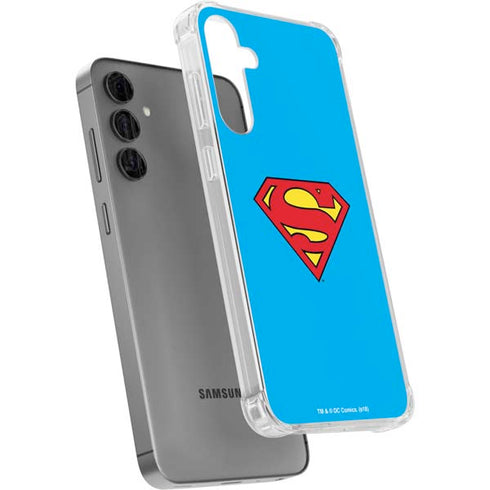 DC Comics Superman Official Logo Galaxy S24 Plus Clear Case