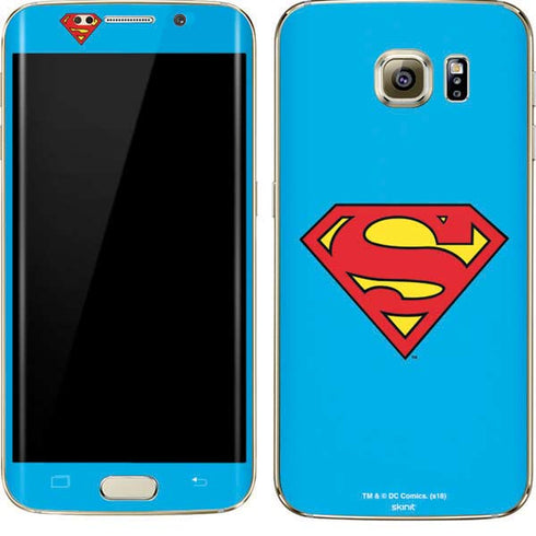 DC Comics Superman Official Logo Galaxy S7 Edge Skin