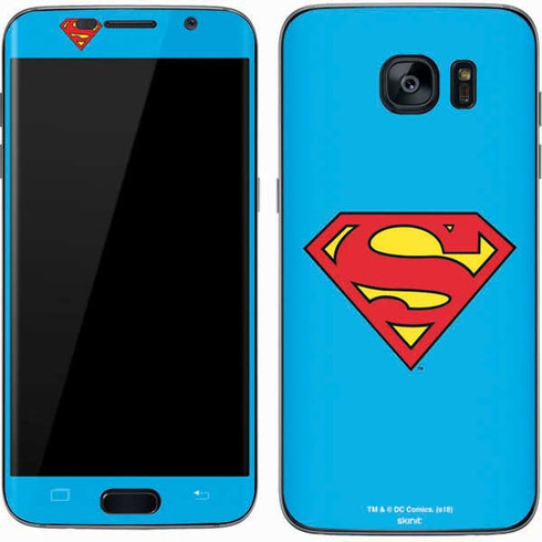 DC Comics Superman Official Logo Galaxy S7 Skin