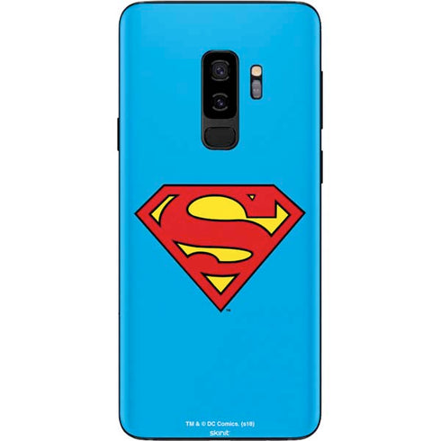 DC Comics Superman Official Logo Galaxy S9 Plus Skin