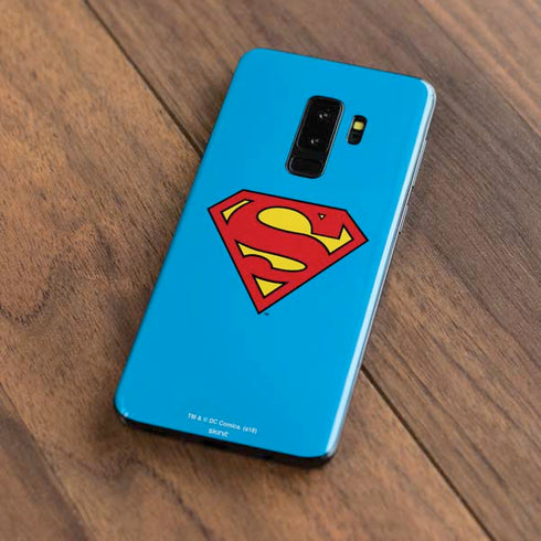 DC Comics Superman Official Logo Galaxy S9 Plus Skin