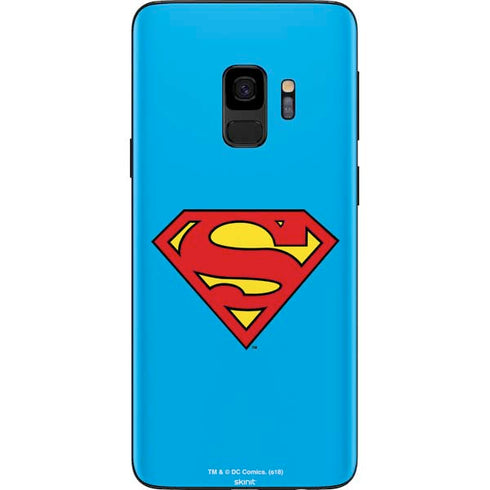 DC Comics Superman Official Logo Galaxy S9 Skin