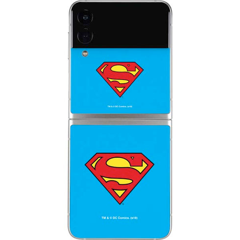 DC Comics Superman Official Logo Galaxy Z Flip3 5G Skin