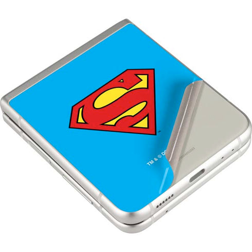 DC Comics Superman Official Logo Galaxy Z Flip3 5G Skin
